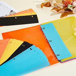 20Pcs 4 Colors Plastic Binder Index Tabs&nbsp;FIND-PH0026-49
