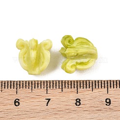 Synthetic Coral Carved Beads&nbsp;BSHE-P034-01E