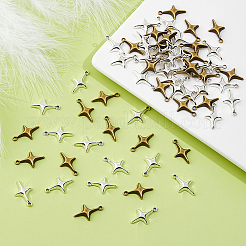 160Pcs 2 Colors Tibetan Style Alloy Pendants&nbsp;TIBE-DC0001-21