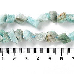 Raw Rough Natural Amazonite Beads Strands&nbsp;G-B065-C04