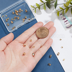 40Pcs 2 Styles Brass Bead&nbsp;KK-NB0003-47G
