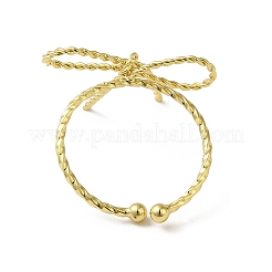 Brass Cuff Rings for Women&nbsp;RJEW-D026-01G