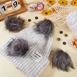 Faux Fox Fur Soft Pompom Ball&nbsp;DIY-WH20002-620A-05