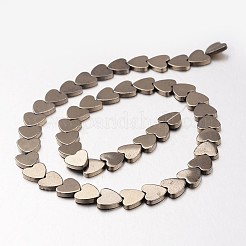 Electroplate Non-magnetic Synthetic Hematite Bead Strands&nbsp;G-F300-23E-06