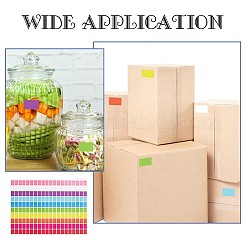 Rainbow Color Paper Self-Adhesive Blank Label Stickers&nbsp;DIY-WH0409-23