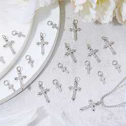 10Pcs Brass Micro Pave Cubic Zirconia Pendants&nbsp;ZIRC-SZ0005-70P
