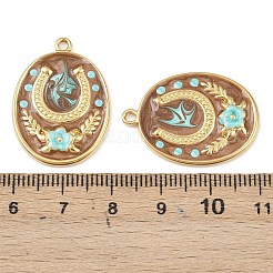 304 Stainless Steel Enamel Pendants&nbsp;STAS-C158-04G-03