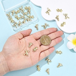 30Pcs 3 Styles Rack Plating Alloy Pendants&nbsp;FIND-YW0010-90