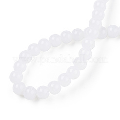 Imitation Jade Glass Beads Strands&nbsp;GLAA-T032-J4mm-01