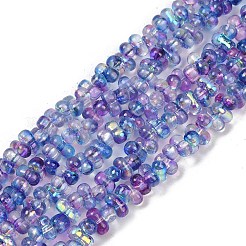 Electroplate Glass Beads Strands&nbsp;LAMP-S070-12A