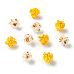 100Pcs 2 Colors Resin Popcorn Miniature Ornaments&nbsp;RESI-CJ0005-34