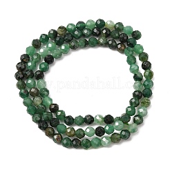 Natural Fuchsite Beads Strands&nbsp;G-B190-B02-4mm