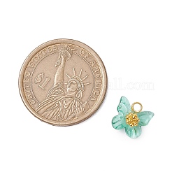 Electroplate Glass Beads Charms&nbsp;PALLOY-JF03107-01