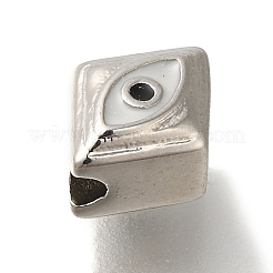 Rack Plating Brass Enamel Beads&nbsp;KK-U019-03P