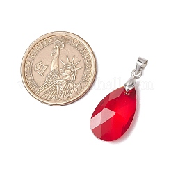 Teardrop Glass Pendants&nbsp;PALLOY-JF03741