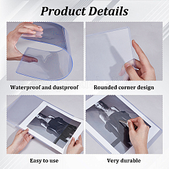 12Pcs Plastic Card Protector&nbsp;AJEW-OC0013-32B