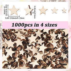 1000Pcs Undyed Natural Wood Beads&nbsp;WOOD-SC0002-33