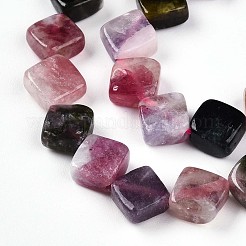 Natural Multicolor Tourmaline Beads Strands&nbsp;G-T140-04A