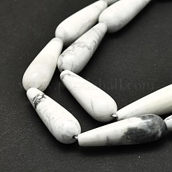 Natural Howlite Beads Strands&nbsp;G-E576-35