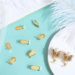 30Pcs Brass Stud Earring Findings&nbsp;KK-SP0001-45G