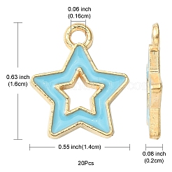 Alloy Enamel Pendants&nbsp;ENAM-YW0003-01E