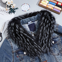 Artificial Fox Wool Collar for Women&nbsp;DIY-BC0017-13A