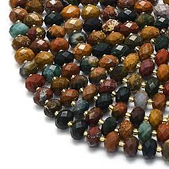 Natural Ocean Jasper Beads Strands&nbsp;G-P573-A24-01