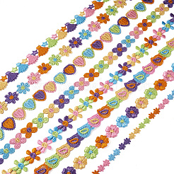 24 Yards 8 Style Polyester Ribbon&nbsp;OCOR-FW0001-02