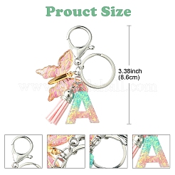 Transparent Epoxy Resin Keychains&nbsp;KEYC-YW00002