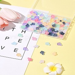 120Pcs 9 Colors Transparent Spray Paint Glass Beads&nbsp;GLAA-FS0002-12C