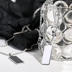 10Pcs 304 Stainless Steel Rope Chain Necklaces for Men Women&nbsp;NJEW-BC0001-07