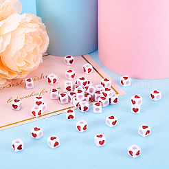 Opaque Acrylic European Beads&nbsp;OPDL-BT0001-01