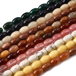 Natural & Synthetic Mixed Gemstone Beads Strands&nbsp;G-K362-I-04