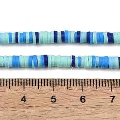 Handmade Polymer Clay Beads Strands&nbsp;PY-CBA18ED-02F