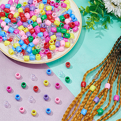 360Pcs 12 Colors Plastic European Beads&nbsp;KY-NB0001-66