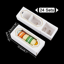 Cardboard Macaron Drawer Boxes&nbsp;CON-WH0086-132A-01