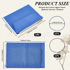 1Pc Rectangle Canvas Storage Bag&nbsp;ABAG-CP0001-31C