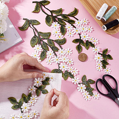 4Pairs Iron on Flower Cloth Patches&nbsp;PATC-GF0001-68