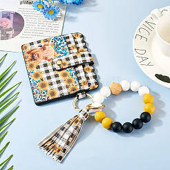 Silicone Beads Keychain&nbsp;KEYC-TAC00024