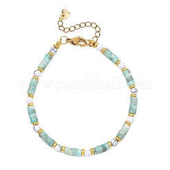 Natural Amazonite & Synthetic Howlite Beaded Bracelets for Women&nbsp;BJEW-JB13823