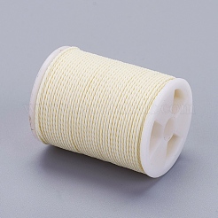 Round Waxed Polyester Cord&nbsp;YC-G006-01-1.0mm-16