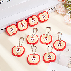 30Pcs PVC Anti-Lost Key Sleeve Pendant Decorations&nbsp;HJEW-GO0001-06