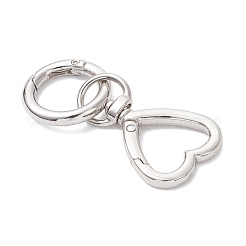 Zinc Alloy Heart Swivel Hook Clasps&nbsp;KEYC-JKC01440
