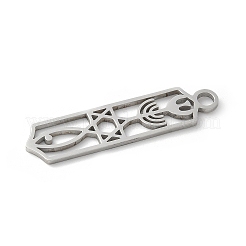 304 Stainless Steel Pendants&nbsp;STAS-E501-09P
