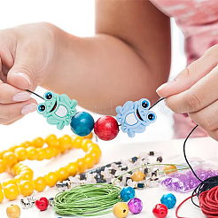 10Pcs 5 Colors Food Grade Eco-Friendly Silicone Beads&nbsp;SIL-HY0001-25