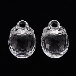 Autumn Theme Transparent Acrylic Pendants&nbsp;TACR-T024-04B-205