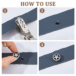 120 Bags Zinc Alloy Decorative Rivets&nbsp;FIND-FH0017-90B