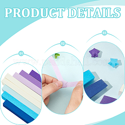 2 Bags 2 Styles Luminous Lucky Star Origami Paper&nbsp;DIY-WR0004-14B