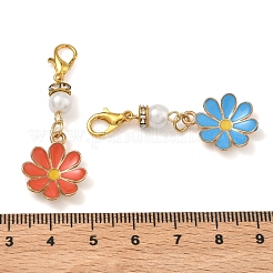 36Pcs 6 Colors Transparent Spray Painted Glass Butterfly Pendant Butterfly Decorations&nbsp;HJEW-PH02252