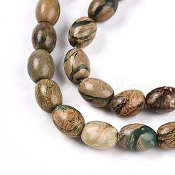 Natural Verdite Stone Beads Strands&nbsp;G-N346-02B-06